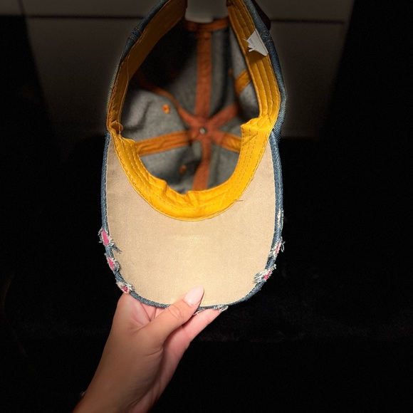 Sparkling Rhinestone Denim Hat - Picture 3 of 3